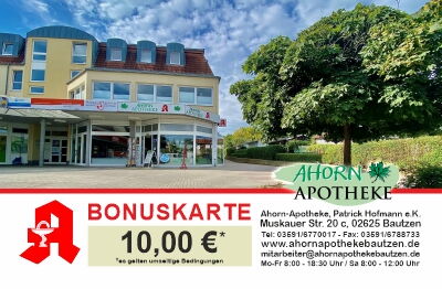 Bonusstempelkarte der Ahorn-Apotheke